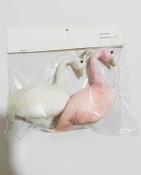 Feather flamingo 2pcs in Polybag