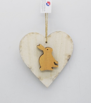 Wooden Bunny Head Hanger