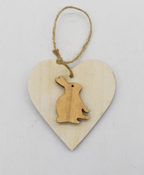 Wooden Bunny Head Hanger