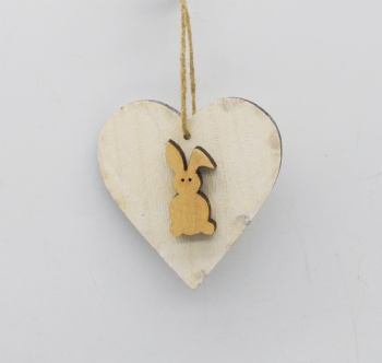 Wooden Bunny Head Hanger