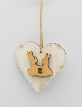 Wooden Bunny Hanger