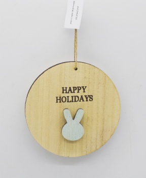 Wooden Bunny Head Hanger