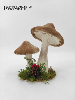 Christmas Mushroom Arrangement