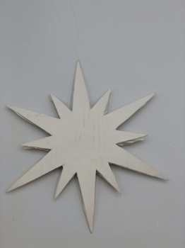 paper snowflake hanger (size: 18cm & 22cm)