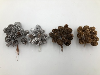 mini pinecone bundle (4 colors)