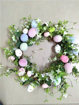 Spring Wreath With Egg