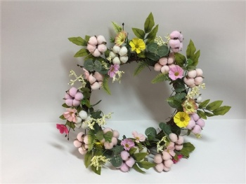 Spring Wreath With Egg